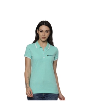 Allen Solly Polo T-shirt Women- Turquoise Green